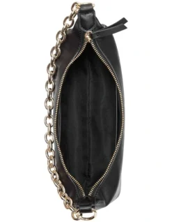 Nine West Ronnie Black Zip Top Shoulder Bag -Nine West 860126050 4 720x928