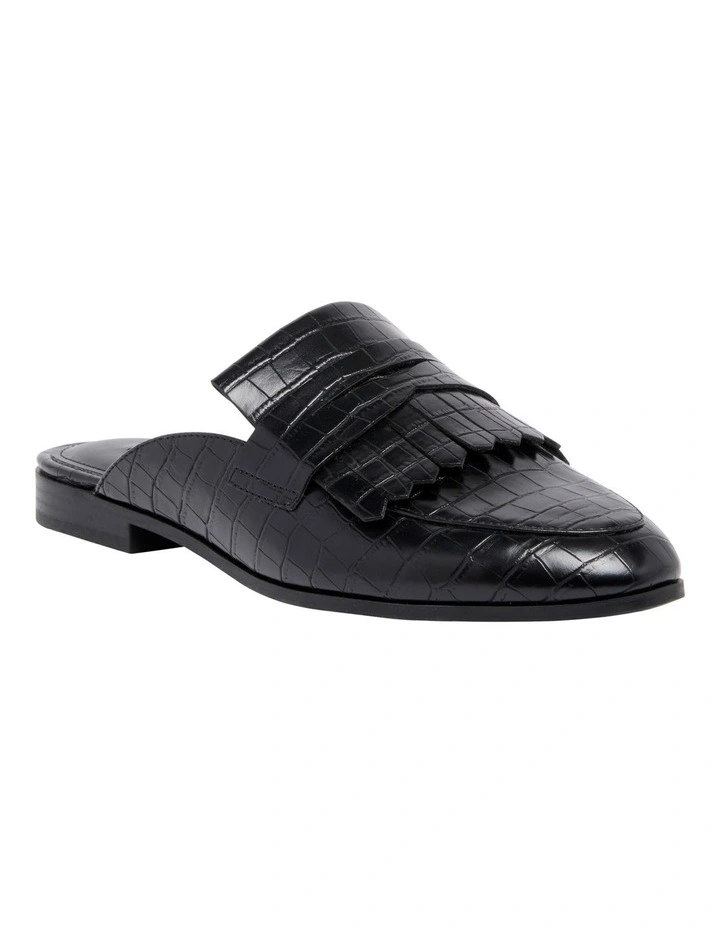 Nine West Kilts Black Flat Mules 2 Nine West Kilts Black Flat Mules - Image 2