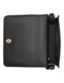 Nine West Brooklyn Flapover Crossbody Bag In Black -Nine West 926659450 3 720x928