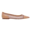 Nine West Brex Flats In Caramel