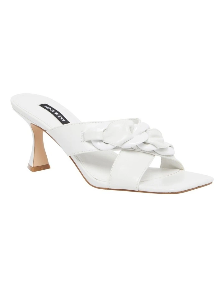 Nine West Paytin Sandals In White 2 Nine West Paytin Sandals In White - Image 2