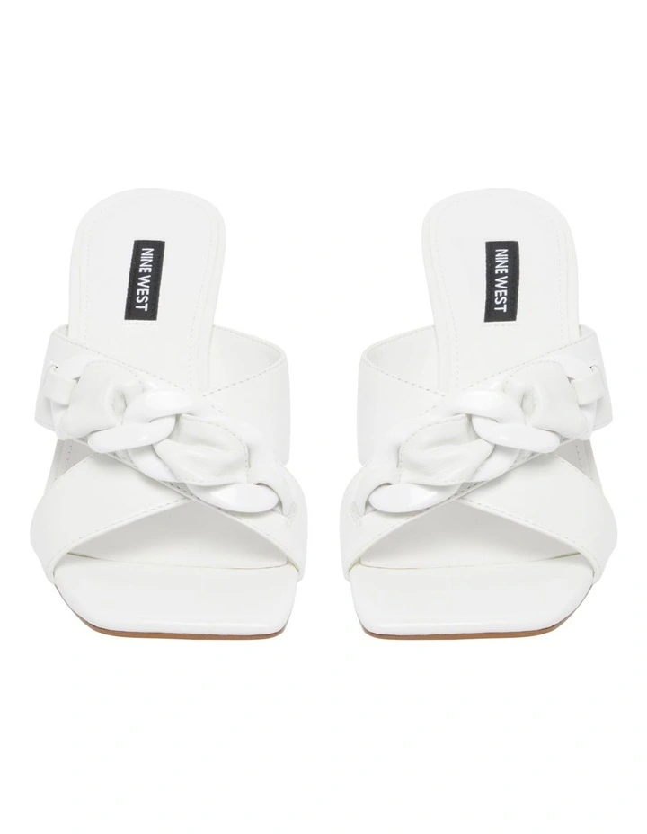 Nine West Paytin Sandals In White 3 Nine West Paytin Sandals In White - Image 3