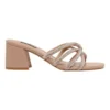 Nine West Glitz Sandal In Natural Beige