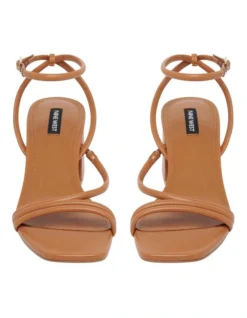 Nine West Gloro Tie-Up Sandal In Tan -Nine West 947612440 3 720x928
