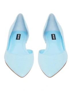 Nine West Aery Flat In Light Blue -Nine West 947642320 3 1 720x928