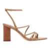 Nine West Yeap Block Heel Sandal In Natural
