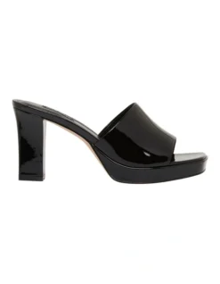 Nine West Behot Platform Sandal In Black