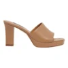 Nine West Behot Platform Sandal In Tan