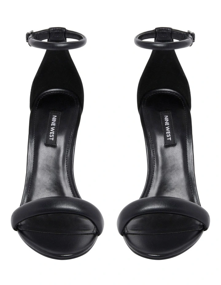 Nine West Teeya Heeled Sandal In Black 3 Nine West Teeya Heeled Sandal In Black - Image 3
