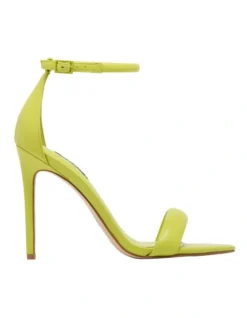Nine West Teeya Heeled Sandal In Lime Green