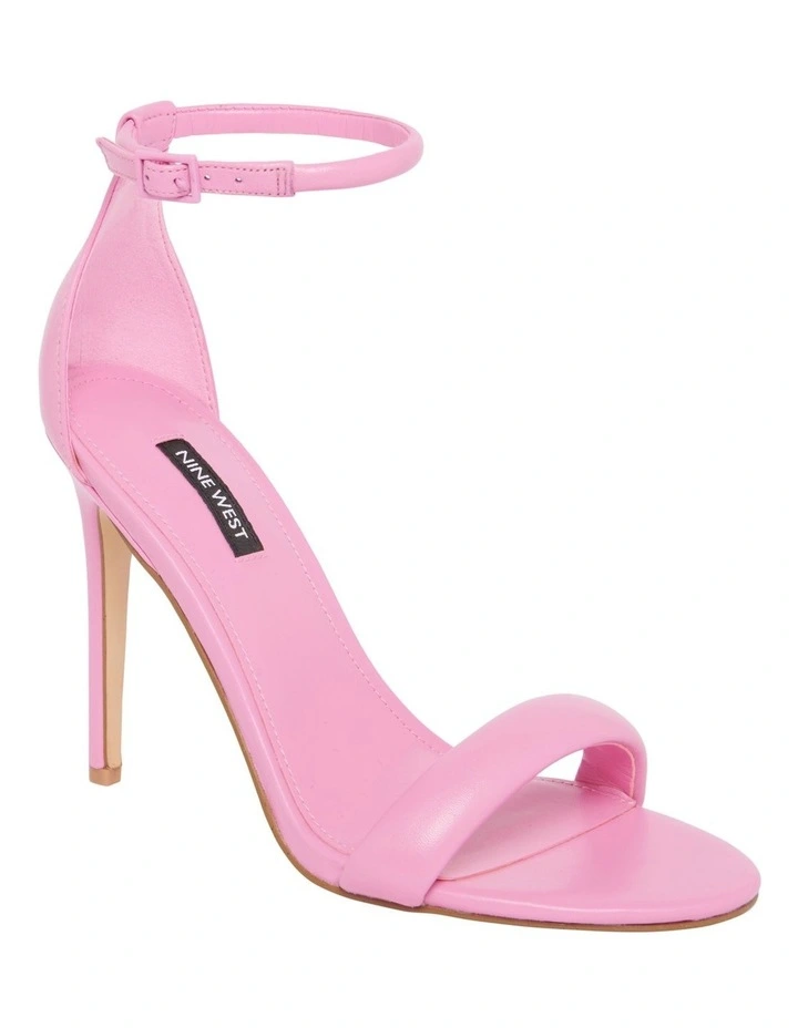 Nine West Teeya Heeled Sandal In Pink 2 Nine West Teeya Heeled Sandal In Pink - Image 2