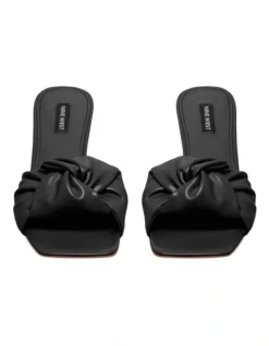 Nine West Knot Heeled Sandal In Black -Nine West 951239080 3 720x928