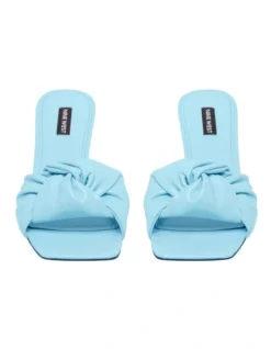 Nine West Knot Heeled Sandal In Light Blue -Nine West 951239260 3 720x928