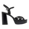 Nine West Rast Platfrom Sandal In Black