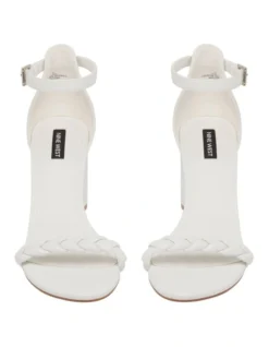 Nine West Saria Sandal In White -Nine West 951240070 3 720x928