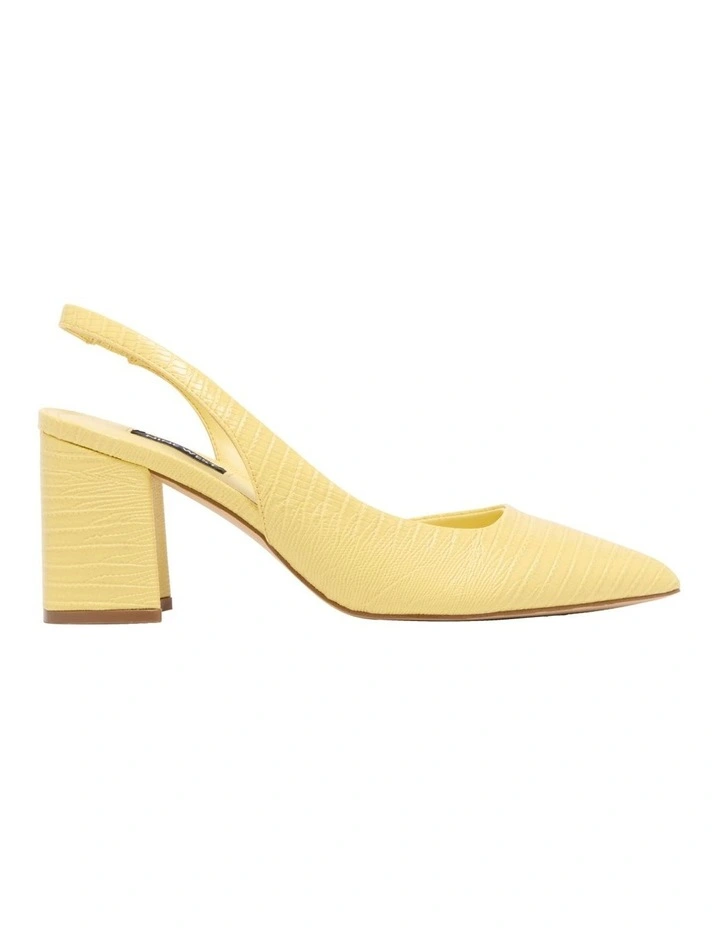 Nine West Careen Pump In Yellow 1 Nine West Careen Pump In Yellow