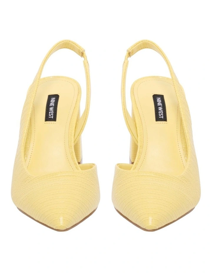 Nine West Careen Pump In Yellow 3 Nine West Careen Pump In Yellow - Image 3