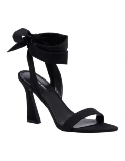 Nine West Kelsie Tie-Up Sandals In Black -Nine West 951241420 2 720x928