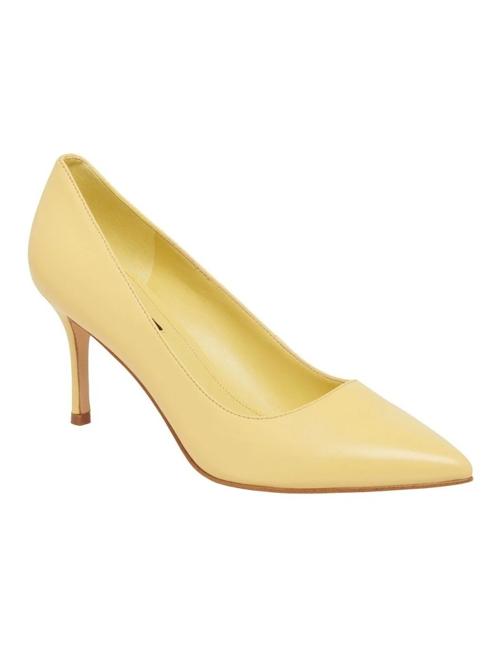 Nine West Mailin Pump In Yellow 2 Nine West Mailin Pump In Yellow - Image 2
