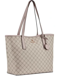 Nine West Delaine Mushroom Logo Tote Bag In Beige 7 Nine West Delaine Mushroom Logo Tote Bag In Beige -Nine West 977787100 4 720x928