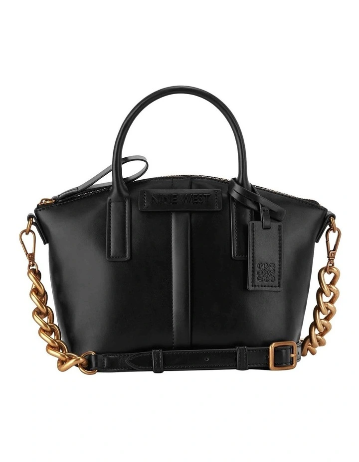 Nine West Harika Satchel Bag In Black 1 Nine West Harika Satchel Bag In Black