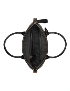 Nine West Harika Satchel Bag In Black 6 Nine West Harika Satchel Bag In Black -Nine West 977787190 3 720x928