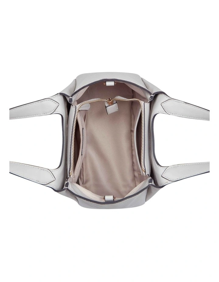 Nine West Emmaline Satchel Bag In Grey 3 Nine West Emmaline Satchel Bag In Grey - Image 3