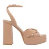 Nine West Vivid Block Heel Sandal In Pink