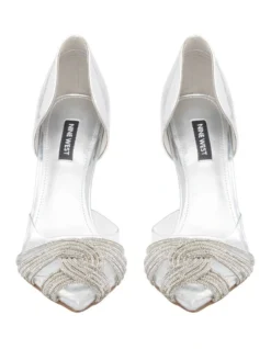 Nine West Toast Pump In Silver -Nine West 980028820 3 720x928