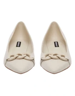 Nine West Brinks Flat In Cream -Nine West 980030170 3 720x928