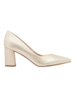 Nine West Cate Pump In Gold